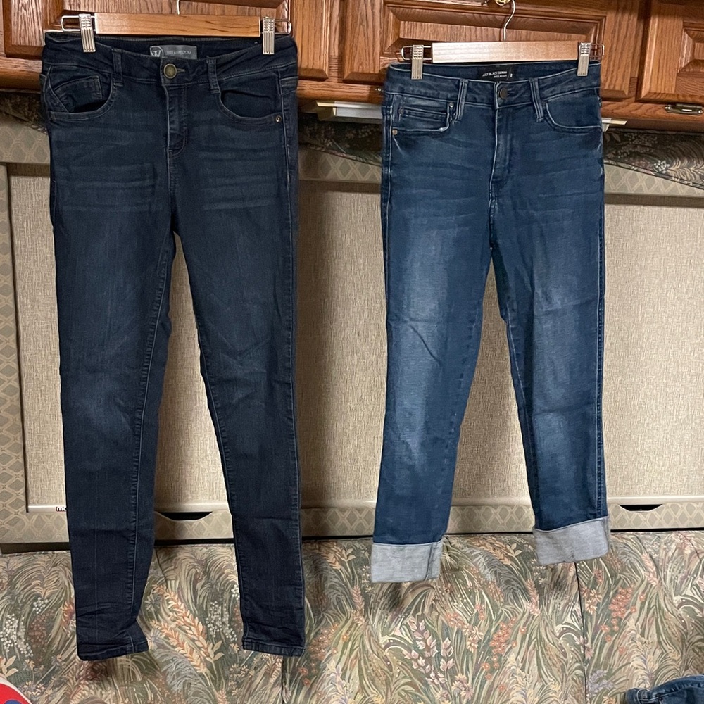 [Skinny Jeans Bundle] Just Black Denim + Wit & Wisdom 27